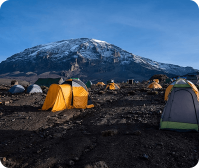 Camping on Kilimanjaro